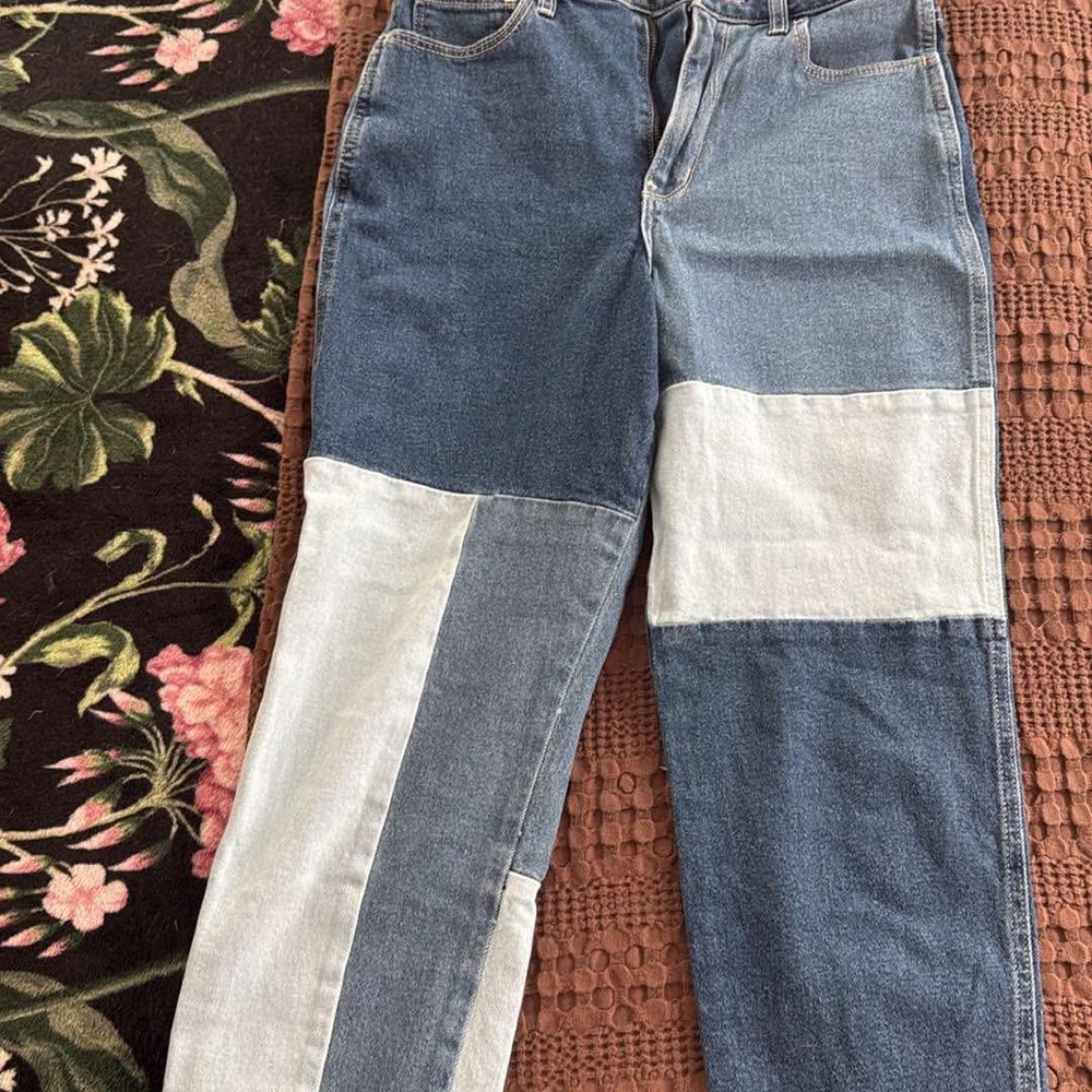 Hollister Blue Denim Mom Jeans